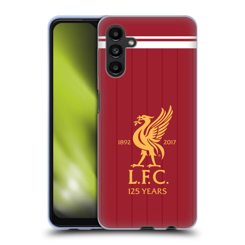 Liverpool Football Club Kit 2017/18 Liver Bird Home Shirt Soft Gel Case for Samsung Galaxy A13 5G (2021)