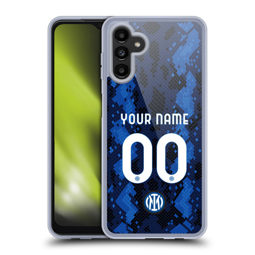 Custom Customised Personalised Inter Milan 2021/22 Crest Kit Home Soft Gel Case for Samsung Galaxy A13 5G (2021)