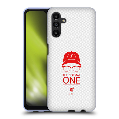 Liverpool Football Club Klopp Icons Icon White Mesh Soft Gel Case for Samsung Galaxy A13 5G (2021)