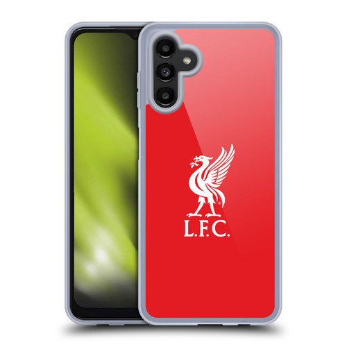 Liverpool Football Club Liver Bird White Logo In Red Soft Gel Case for Samsung Galaxy A13 5G (2021)