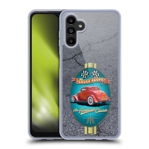Larry Grossman Retro Collection Deuce Coupe Classic Soft Gel Case for Samsung Galaxy A13 5G (2021)