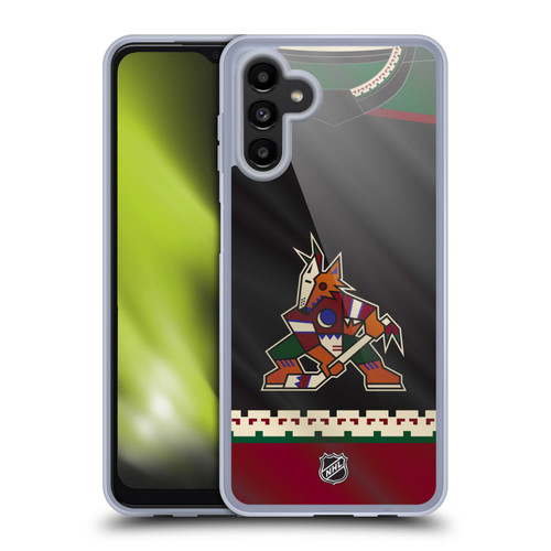 NHL Arizona Coyotes Jersey Soft Gel Case for Samsung Galaxy A13 5G (2021)
