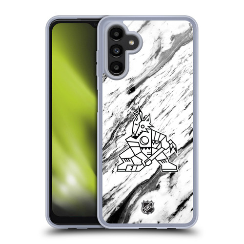 NHL Arizona Coyotes Marble Soft Gel Case for Samsung Galaxy A13 5G (2021)