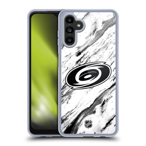 NHL Carolina Hurricanes Marble Soft Gel Case for Samsung Galaxy A13 5G (2021)