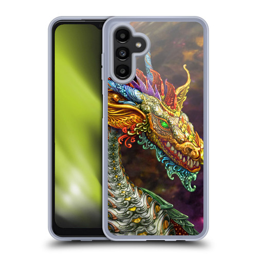 Myles Pinkney Mythical Silver Dragon Soft Gel Case for Samsung Galaxy A13 5G (2021)
