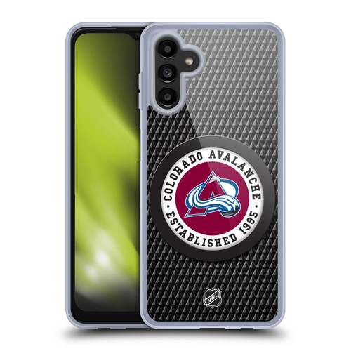 NHL Colorado Avalanche Puck Texture Soft Gel Case for Samsung Galaxy A13 5G (2021)