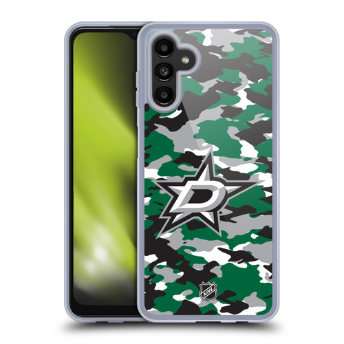 NHL Dallas Stars Camouflage Soft Gel Case for Samsung Galaxy A13 5G (2021)