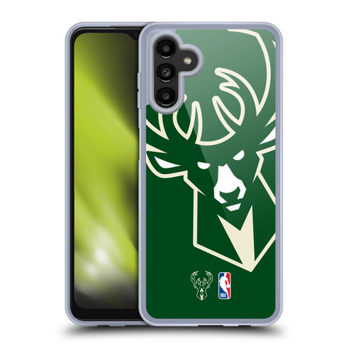 NBA Milwaukee Bucks Logo Oversized Soft Gel Case for Samsung Galaxy A13 5G (2021)
