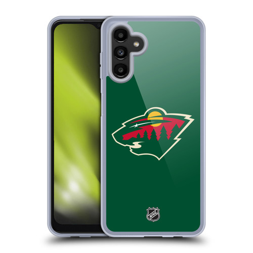 NHL Minnesota Wild Plain Soft Gel Case for Samsung Galaxy A13 5G (2021)