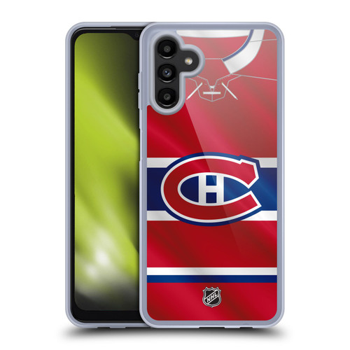 NHL Montreal Canadiens Jersey Soft Gel Case for Samsung Galaxy A13 5G (2021)