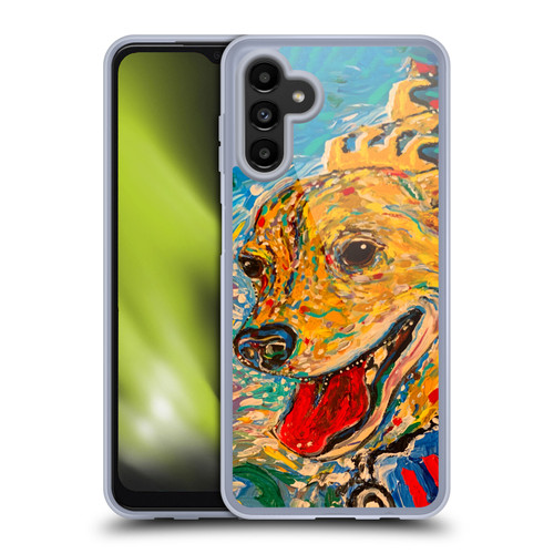 Mad Dog Art Gallery Dog 5 Doggy Smiley Soft Gel Case for Samsung Galaxy A13 5G (2021)