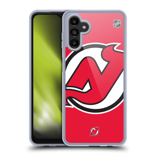NHL New Jersey Devils Oversized Soft Gel Case for Samsung Galaxy A13 5G (2021)