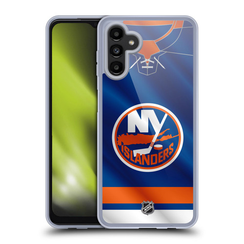 NHL New York Islanders Jersey Soft Gel Case for Samsung Galaxy A13 5G (2021)