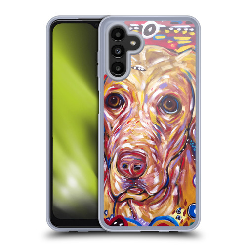 Mad Dog Art Gallery Dogs Yellow Soft Gel Case for Samsung Galaxy A13 5G (2021)