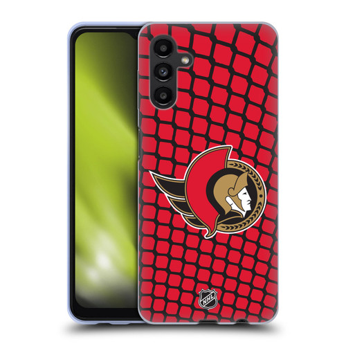 NHL Ottawa Senators Net Pattern Soft Gel Case for Samsung Galaxy A13 5G (2021)