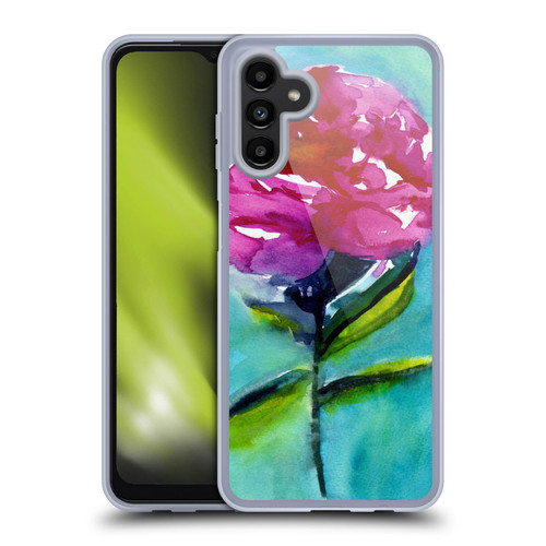 Mai Autumn Floral Blooms Peony 2 Soft Gel Case for Samsung Galaxy A13 5G (2021)