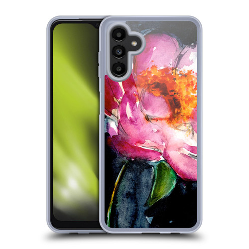 Mai Autumn Floral Blooms Peony Soft Gel Case for Samsung Galaxy A13 5G (2021)