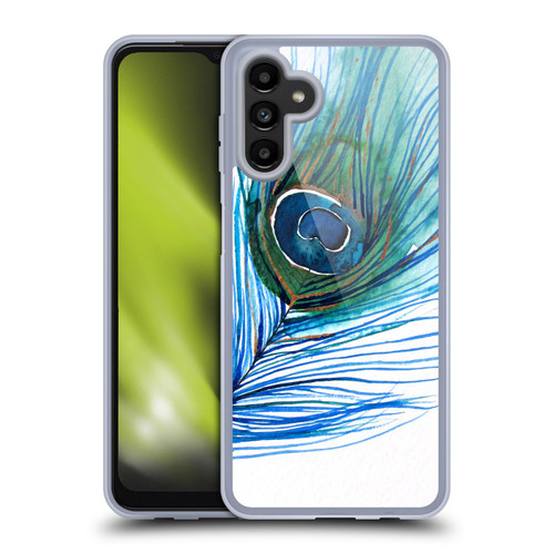 Mai Autumn Feathers Peacock Soft Gel Case for Samsung Galaxy A13 5G (2021)