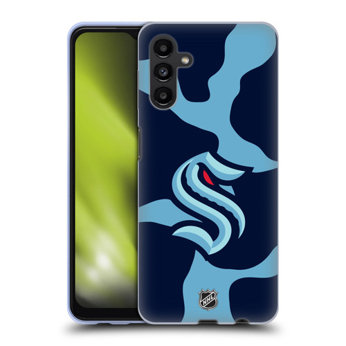 NHL Seattle Kraken Cow Pattern Soft Gel Case for Samsung Galaxy A13 5G (2021)