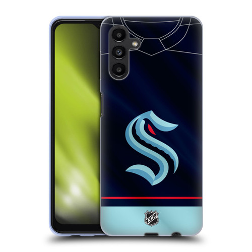NHL Seattle Kraken Jersey Soft Gel Case for Samsung Galaxy A13 5G (2021)