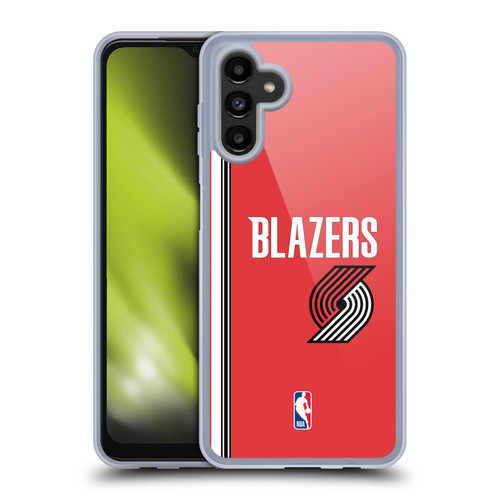 NBA Portland Trail Blazers Logo Retro Design Soft Gel Case for Samsung Galaxy A13 5G (2021)
