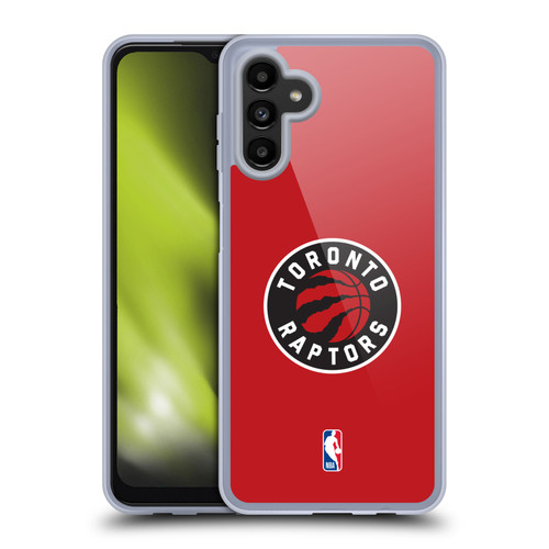 NBA Toronto Raptors Logo Red Soft Gel Case for Samsung Galaxy A13 5G (2021)