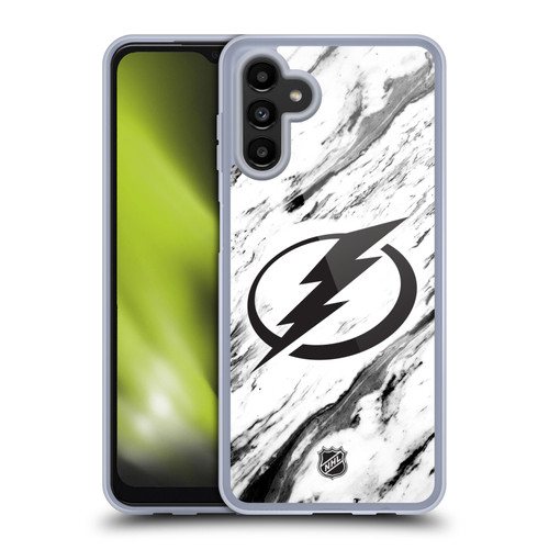 NHL Tampa Bay Lightning Marble Soft Gel Case for Samsung Galaxy A13 5G (2021)