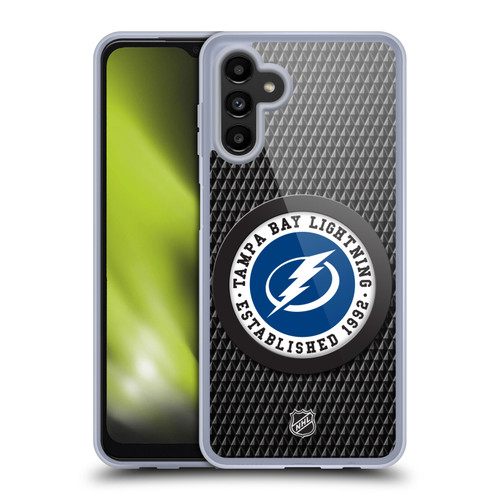 NHL Tampa Bay Lightning Puck Texture Soft Gel Case for Samsung Galaxy A13 5G (2021)