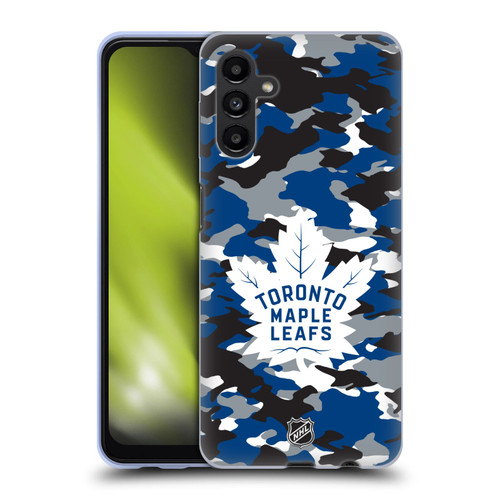 NHL Toronto Maple Leafs Camouflage Soft Gel Case for Samsung Galaxy A13 5G (2021)