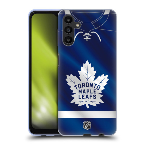 NHL Toronto Maple Leafs Jersey Soft Gel Case for Samsung Galaxy A13 5G (2021)