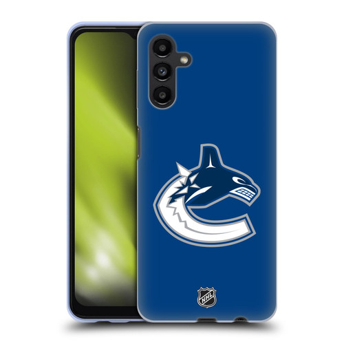NHL Vancouver Canucks Plain Soft Gel Case for Samsung Galaxy A13 5G (2021)