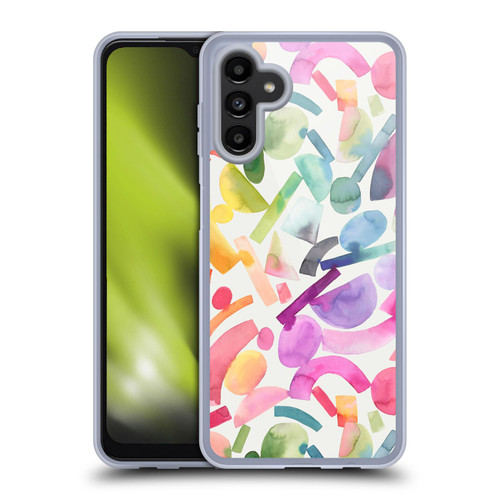Ninola Colorful Geometric Modern Geometric Shapes Soft Gel Case for Samsung Galaxy A13 5G (2021)