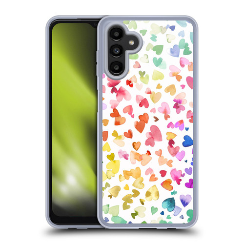 Ninola Colorful Valentines Hearts Soft Gel Case for Samsung Galaxy A13 5G (2021)