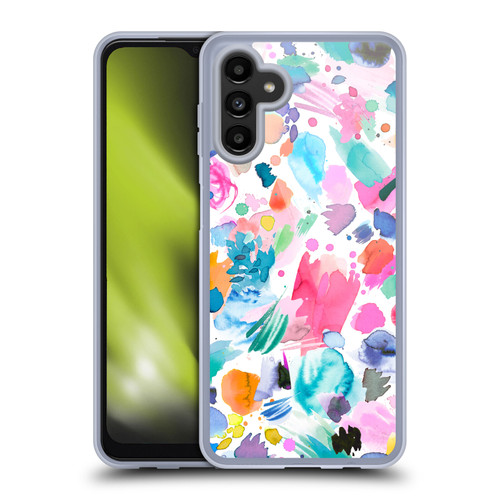 Ninola Colourful Prints Pink Scribbles Soft Gel Case for Samsung Galaxy A13 5G (2021)