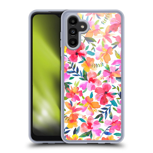 Ninola Floral Hibiscus Soft Gel Case for Samsung Galaxy A13 5G (2021)