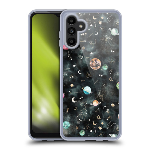 Ninola Watercolor Patterns Space Galaxy Planets Soft Gel Case for Samsung Galaxy A13 5G (2021)