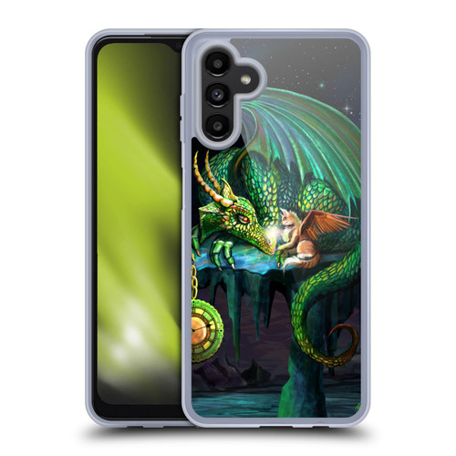 Rose Khan Mythic Scale Series Green Time Soft Gel Case for Samsung Galaxy A13 5G (2021)