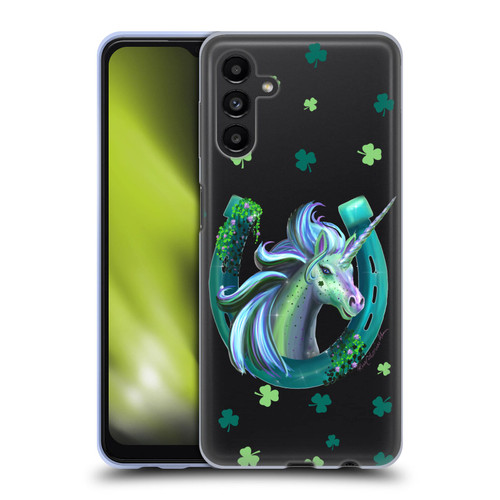 Rose Khan Unicorn Horseshoe Green Shamrock Soft Gel Case for Samsung Galaxy A13 5G (2021)