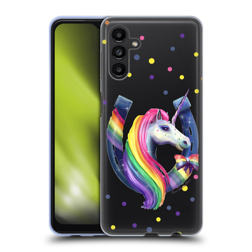 Rose Khan Unicorn Horseshoe Rainbow Soft Gel Case for Samsung Galaxy A13 5G (2021)