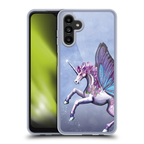 Rose Khan Unicorns Lilac Purple Butterfly Soft Gel Case for Samsung Galaxy A13 5G (2021)