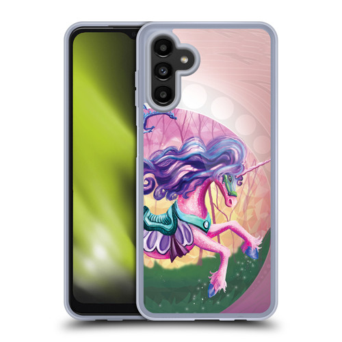 Rose Khan Unicorns Pink Spring Soft Gel Case for Samsung Galaxy A13 5G (2021)