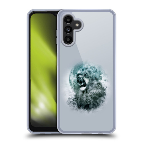 Riza Peker Animal Abstract Roaring Clouds Soft Gel Case for Samsung Galaxy A13 5G (2021)