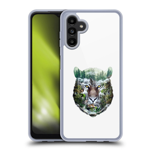 Riza Peker Animal Abstract Tiger Nature Soft Gel Case for Samsung Galaxy A13 5G (2021)
