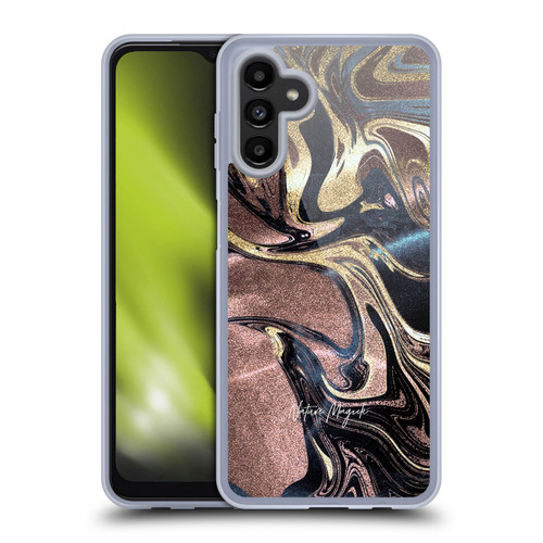 Nature Magick Luxe Gold Marble Metallic Gold Soft Gel Case for Samsung Galaxy A13 5G (2021)