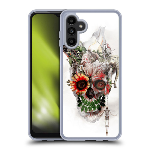 Riza Peker Skulls 5 Broken Horn Soft Gel Case for Samsung Galaxy A13 5G (2021)