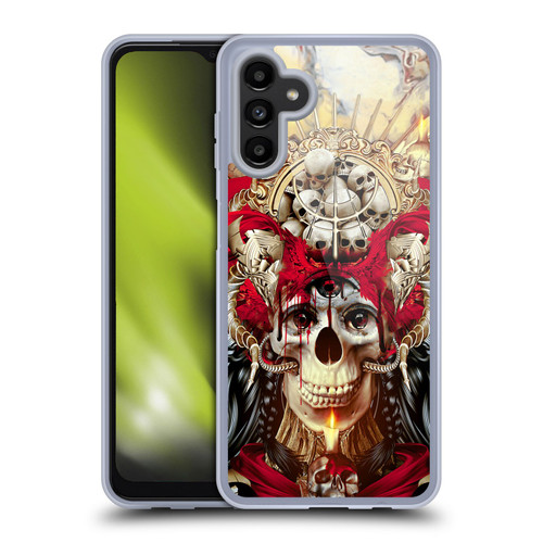 Riza Peker Skulls 9 3 Eyed Skull Soft Gel Case for Samsung Galaxy A13 5G (2021)
