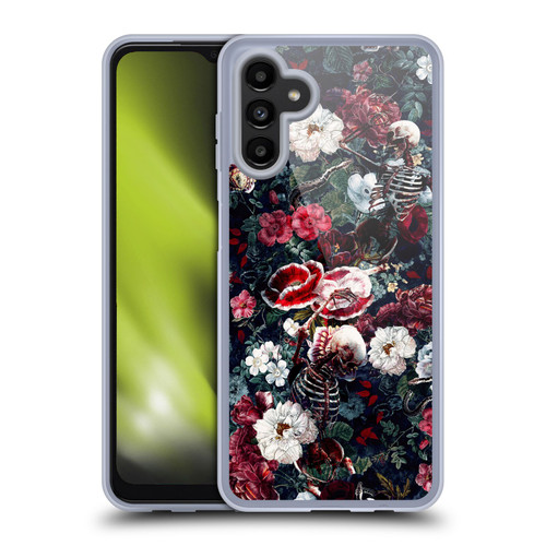 Riza Peker Skulls 9 Skeletal Bloom Soft Gel Case for Samsung Galaxy A13 5G (2021)