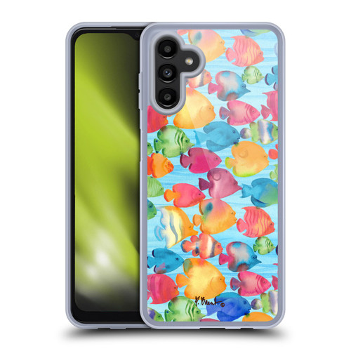Paul Brent Coastal Tropical Fish School Soft Gel Case for Samsung Galaxy A13 5G (2021)