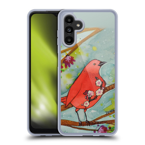 Sylvie Demers Birds 3 Flower Soft Gel Case for Samsung Galaxy A13 5G (2021)