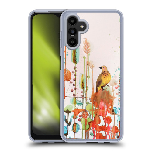 Sylvie Demers Birds 3 Gold Soft Gel Case for Samsung Galaxy A13 5G (2021)
